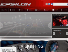 Tablet Screenshot of epsilon-pro.com